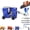 1pc Blue, variant on Chainsaw Sharpener Tool, Universal Chain Saw Sharpening Jig Kit with 5 Grinding Rods, Portable Chain Blade Sharpener for Gas & Electric Chainsaws