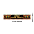 thumbnail image 3 of LUUFILx Black History Month Celebration Banner Vibrant Colors Backdrop African Patterns Cultural Event Background Educational Gathering Banners Decor, 3 of 7