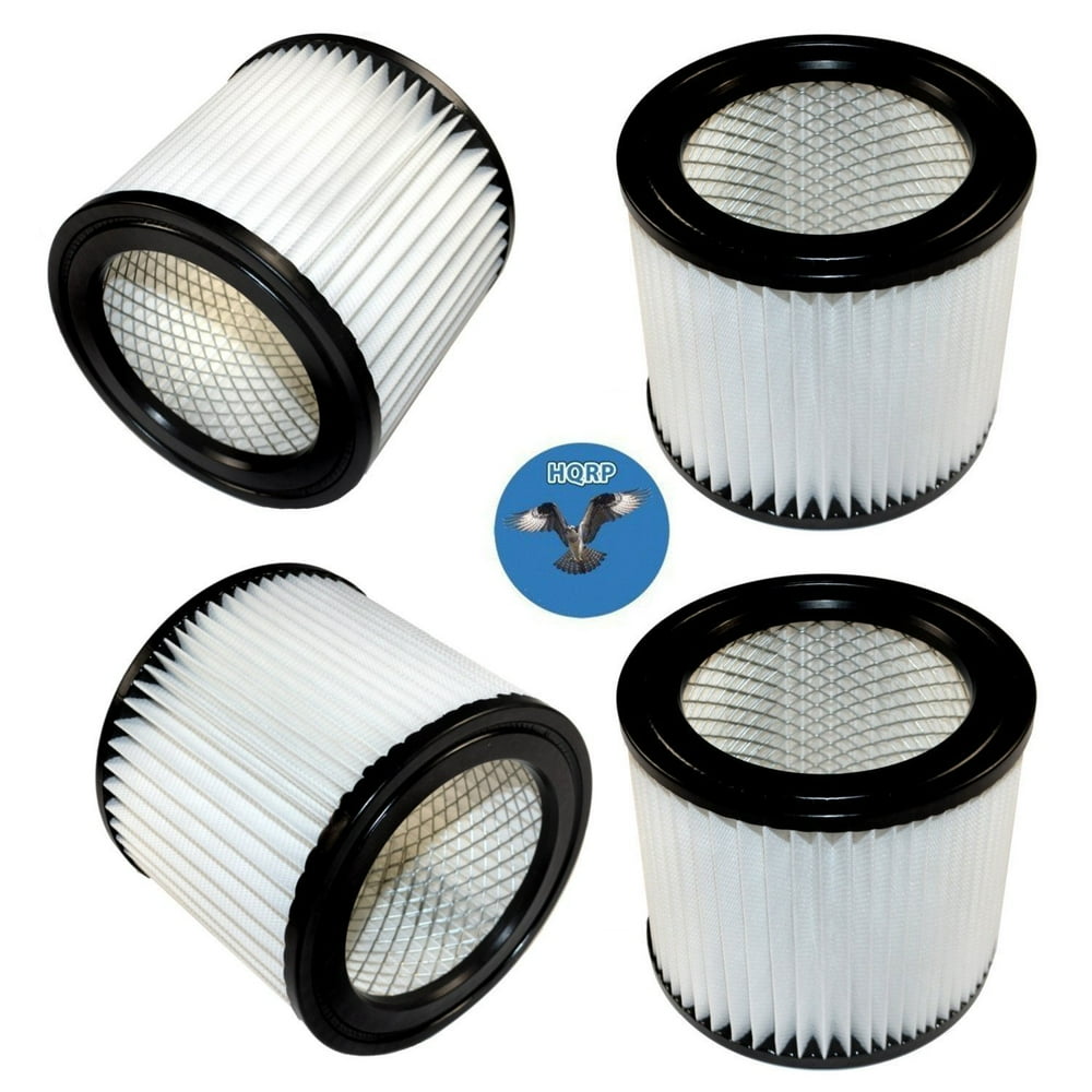 HQRP 4pack Cartridge Filter for Shopvac QAS60 QAM70 Floor Master