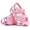 Pink, variant on Toddler Boys Girls LED Double Buckle Sandals Open Toe Flat Slide Kids With Adjustable Back Strap Black 10