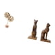 thumbnail image 5 of Escultura de hoja de metal, estatua de hoja, figura artística, figura de mesa, estatua de gato, sujetalibros, hierro, resina, material de madera, adec, 5 of 8
