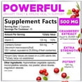 thumbnail image 7 of Cranberry Supplement Pills Extract from 25000mg - 3X Strength Concentrated Whole Fruit Cranberry with Vitamin C, Triple Strength for Cleanse & Urinary Tract Health Support, Sugar-Free - 60 Capsules, 7 of 7