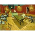 thumbnail image 2 of van Gogh, Vincent 14x12 White Modern Wood Framed Museum Art Print Titled - The Night Cafe (detail), 2 of 4