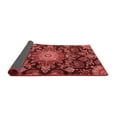 thumbnail image 2 of Ahgly Company Indoor Round Medallion Red Traditional Area Rugs, 4' Round, 2 of 4