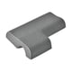 thumbnail image 5 of Almohada de espuma viscoelástica para parejas, almohada arqueada para acurrucarse boca arriba Gris oscuro para la derecha, 5 of 9
