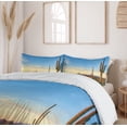 thumbnail image 6 of Ambesonne Desert Duvet Cover Set, Sonoran Desert Sunset, 2-Calking, Green Orange Pale Blue, 6 of 7