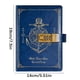 thumbnail image 3 of Libreta de contraseñas con cerradura B6, libreta de cuero para estudiantes, de alta apariencia, para diario, notas, libro de códigos retro, 3 of 3