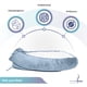 thumbnail image 2 of Cuna Nido Portátil Memory Foam Colecho Bebé Color Azul, 2 of 8
