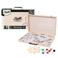 thumbnail image 1 of Rustik Deluxe Mexican Train Game - Wood Case, 1 of 3