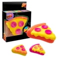 thumbnail image 3 of Squishy Toy, Novelty Pizza Slice Slow Rising Squeeze Stress Relief, Cute Food Shaped Fidget Sensory Play, Party Favor Gift Desk Decoration for Kids Teens Foodie Fun, 3 of 5