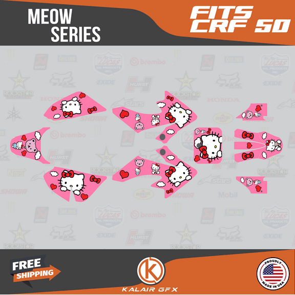 Kalair GFX Graphics Kit for Honda CRF50 (2004-2012) Meow Series