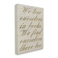 thumbnail image 3 of Stupell Lose & Find Ourselves In Books Phrase Inspirational Painting Gallery Wrapped Canvas Print Wall Art, 3 of 5
