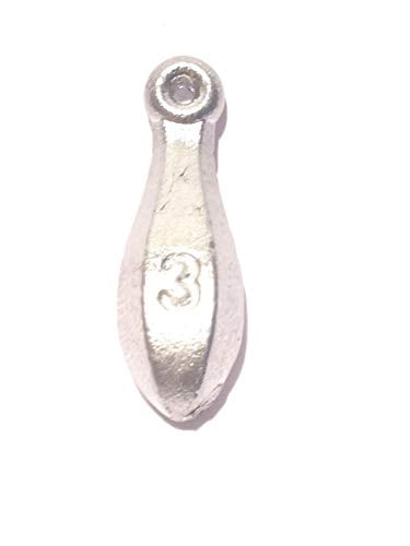 Fishing Glass Bank Sinker 3 oz (40 Count) Sinker Fishing Weights ...