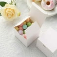 thumbnail image 2 of Efavormart 100 pcs of 3x3x3 White Favor Box for Candy Treat Gift Wrap Box Party Favor Boxes for Bridal Shower Wedding Party, 2 of 11