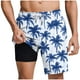 thumbnail image 1 of Pantalones Cortos Casuales para Hombre Imprimir con Bolsillos Pantalones de Playa de Cintura Elástica, Pantalones Cortos de Cintura Elástica para Hombre, 1 of 6