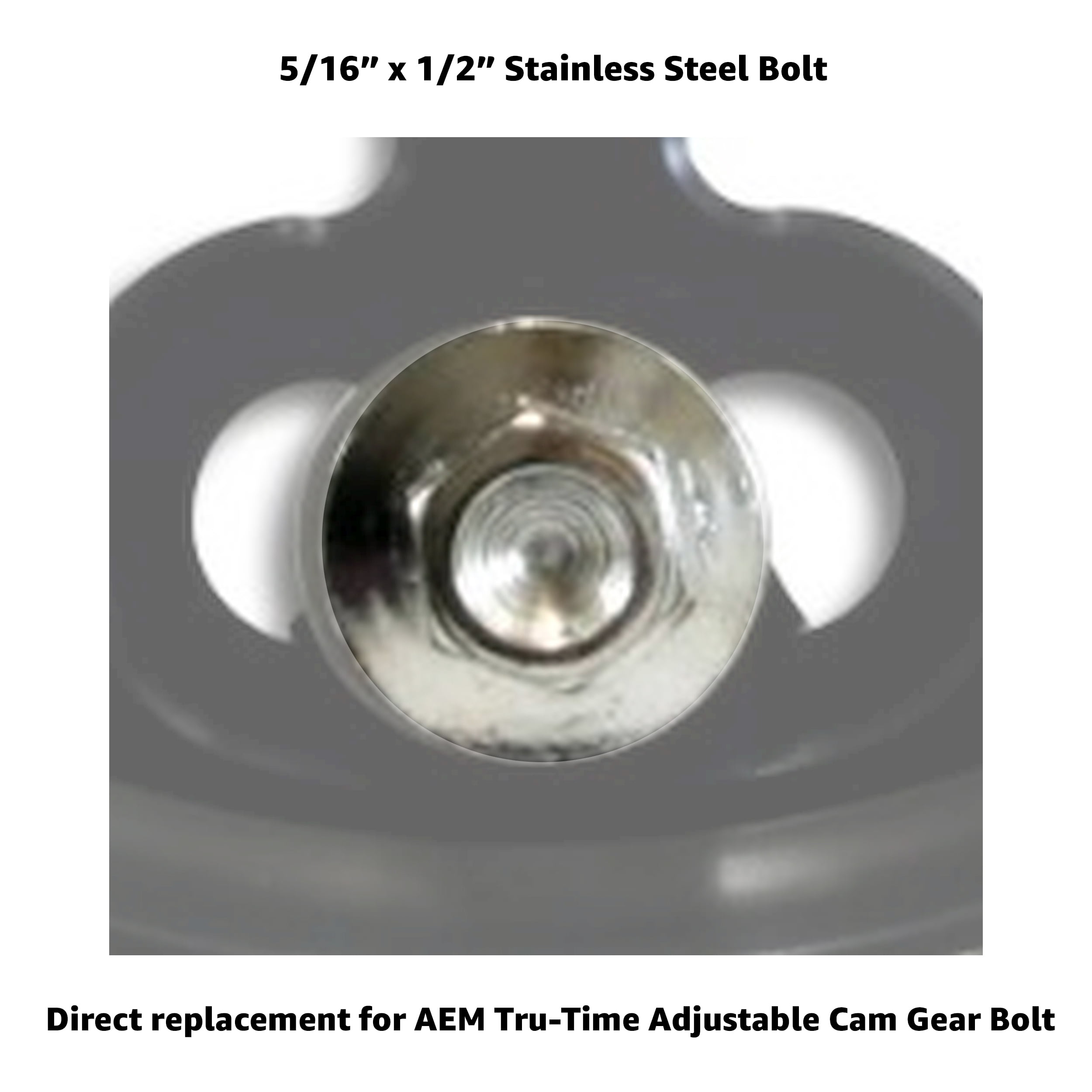 AEM 23-2037 Tru-Time Adjustable Cam Gear Bolts, 5