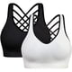 thumbnail image 1 of Sujetadores deportivos con tirantes acolchados para mujer: tops deportivos para yoga, running y fitness, 1 of 8