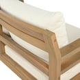 thumbnail image 6 of Rowena Classic Outdoor Patio Club Chair, Armchair with Solid Wood Frame and Water-Repellent Cushions, Beige, 6 of 13