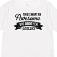 thumbnail image 4 of Inktastic This is What an Awesome Big Brother Looks Like Boys Long Sleeve Toddler T-Shirt, 4 of 5