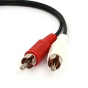 Unique Bargains 3.5mm Female Stereo to 2 RCA Male AV Audio Cable Cord Adapter