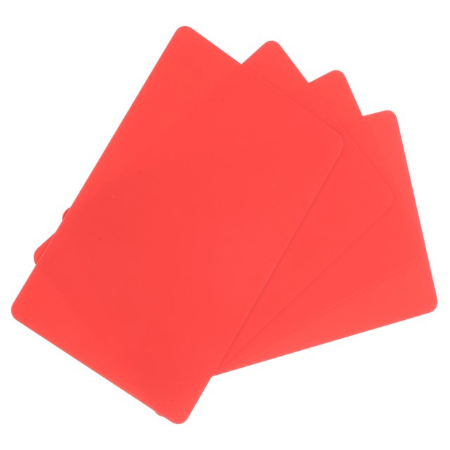 30Pack Blank Cards 20mil Blank Credit Cards Plastic Cards Red