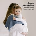 thumbnail image 3 of Paños para eructar KeaBabies Lumi Muslin, paquete de 5 unidades para bebés, niñas y niños, 3 of 9