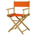 thumbnail image 1 of Casual Home Chaise de Réalisateur 18 Pouces" Cadre Naturel avec Toile Mandarine, 1 of 5