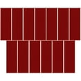 thumbnail image 1 of Ambiant Saturn Collection Solid Color Area Rugs Red - 8" x 24" Stair Treads (Set Of 13), 1 of 2