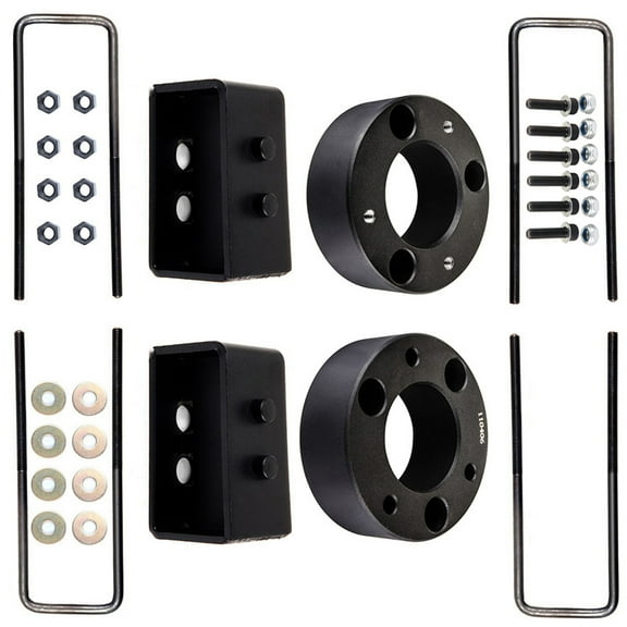 CCIYU Leveling Lift Kit raise your truck 3" Front Leveling Lift Kit and 3" Rear Leveling lift kit fits for Ford F150 2WD 4WD Fits select: 2004 ,2016 FORD F150 SUPERCREW