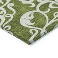 thumbnail image 4 of Addison Rugs Chantille Indoor/Outdoor Transitional Damask Green Washable Rectangle Rug, 2'6" x 3'10", 4 of 6