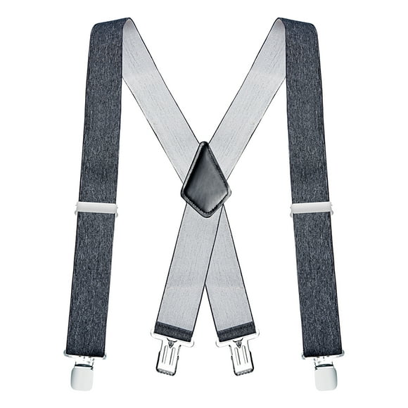 Buyless Fashion Bretelles pour Hommes - 48 Pouces Élastiques Ajustables Robustes 2 Pouces de Large - Dos en X