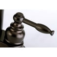 thumbnail image 3 of Kingston Brass FB7625KL 4 in. Centerset Bathroom Faucet, Oil Rubbed Bronze, 3 of 4