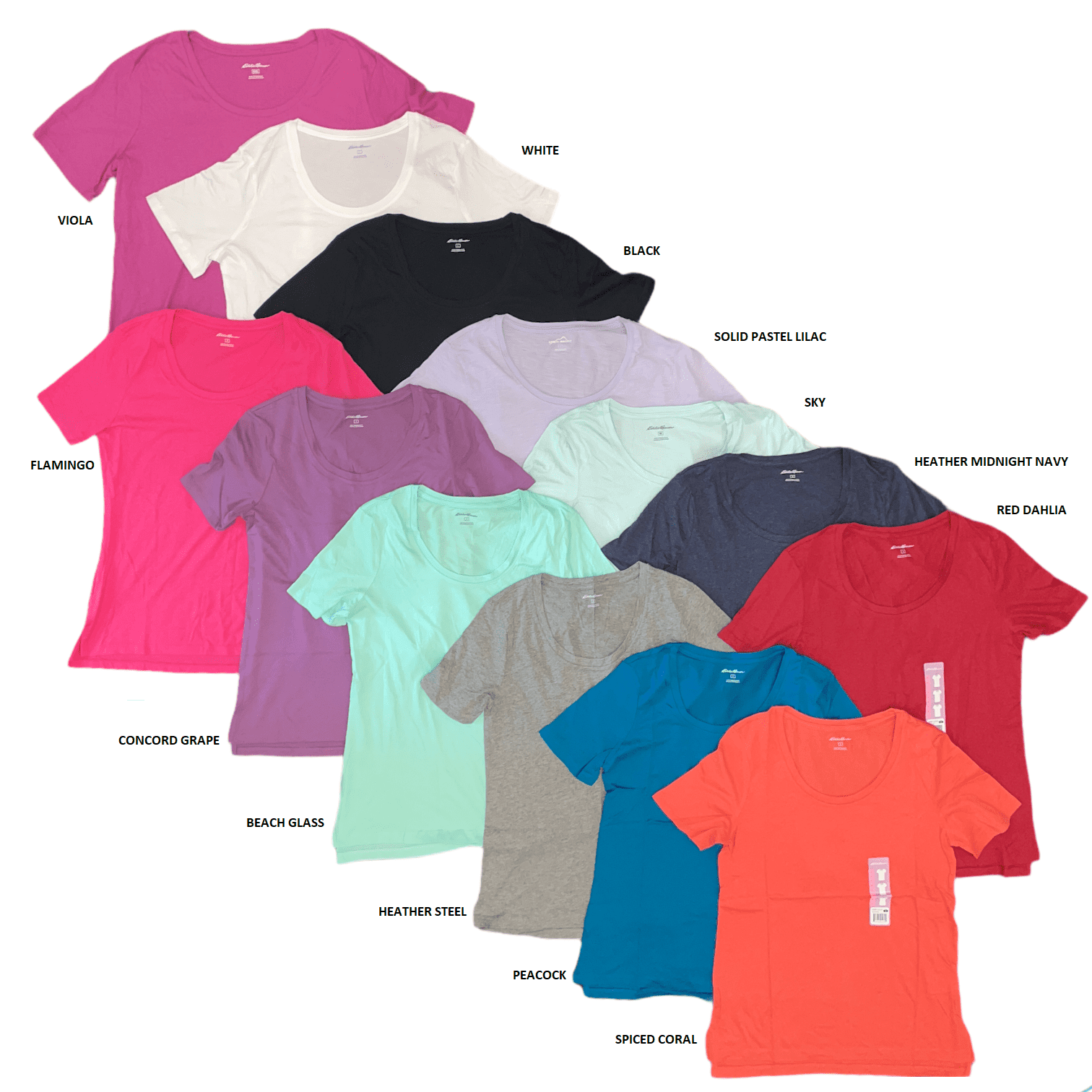 Eddie Bauer Ladies Scoop-Neck Short 