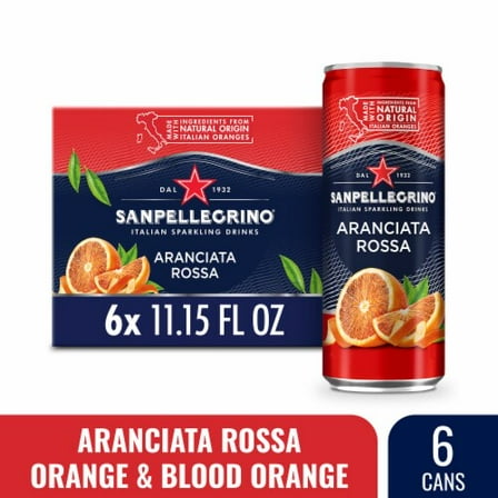 Sanpellegrino Italian Sparkling Drink Blood Orange 330 ML - Pack of 2