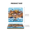 thumbnail image 5 of Xecao Animals on Noah's Ark Floating for MDF Cork Coaster 4 Pcs,Drink Coasters,Suit for House Warming Gifts New Home ,Coffee Table Decor-Square, 5 of 7