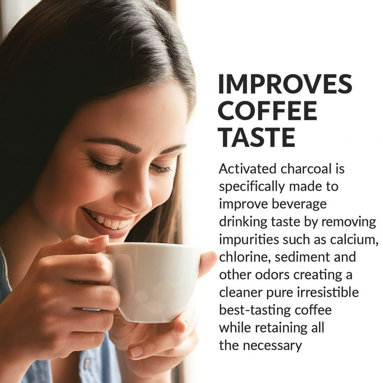 Nispira Premium Charcoal Water Filters for Braun BrewSense