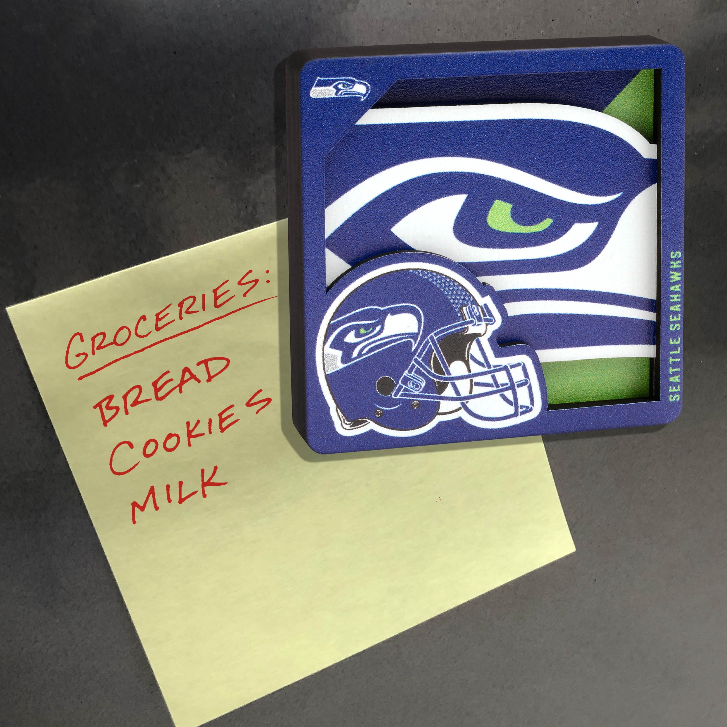 YouTheFan NFL Seattle Seahawks 3D Logo Series Magnet
