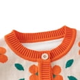 thumbnail image 3 of Toddler Baby Girls Knitted Cardigan Sweater Kidss Long Sleeve Button Front Tops, 3 of 10