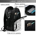 thumbnail image 6 of Wukai Pandas Between Clouds and Stars Travel Laptop Backpack: Business Water-Resistant Bag with USB Charging Port, Ideal College Backpack for Men & Women, 6 of 6