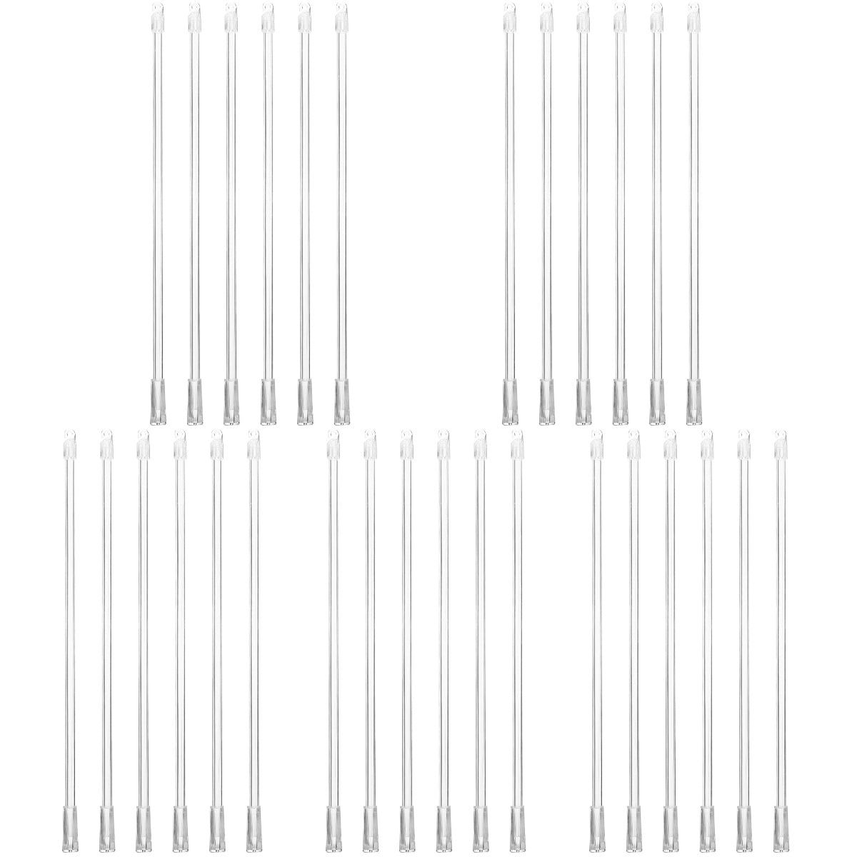 Hemoton 30 sets of Blind Wands Vertical Blinds Replacement Rods Blind
