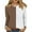 Brown, variant on Oalirro Long Sleeve Tops for Women Color Block Crew Neck Tops for Woman Fall and Winter Black Shirt