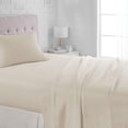 thumbnail image 1 of Lightweight Super Soft, Wrinkle-Free, Easy Care Microfiber 4-Piece Bed Sheet Set with 14-Inch Deep Pockets, Full, Bright White, Solid, 1 of 7