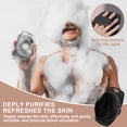 thumbnail image 4 of Silicone Body Scrubber Set, 4 Pcs Exfoliating Bath Brush Set with Long Handle Back Scrubber, Facial Cleansing Brush and Shower Body Brush for Bath and Shower,Oval, 4 of 6