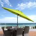 thumbnail image 4 of CorLiving 10ft Wind Resistant Tilting Patio Umbrella with Aluminum & Steel Frame & Round Base, 4 of 7