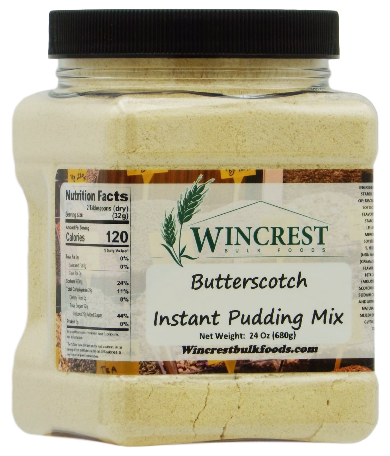 Butterscotch Instant Pudding Mix 1.5 Lb Container