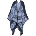 thumbnail image 1 of LinYooLi Women's Fashion Winter Oversized Blanket Poncho Cape Shawl Cardigans, 1 of 9