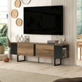 thumbnail image 6 of Atelier Mobili Mid Century Modern TV Stand for 75 Inch TV, Walnut Finish Entertainment Center, 6 of 7