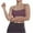 Purple, variant on ShomPort Sports Bras for Womens Crewneck Racerback Wireless Stretchy Sleeveless Comfort Underwear Casual Breathable Camisole Tops