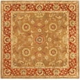thumbnail image 2 of Safavieh Heritage Mercia Oriental Wool Area Rug, Beige/Rust, 6' x 6' Square, 2 of 10