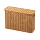 thumbnail image 1 of Cesta organizadora de ratán sintético, cesta tejida portátil rectangular multiusos L madera, 1 of 9